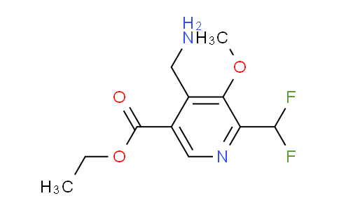 AM48242 | 1361903-31-2 | Ethyl 4-(aminomethyl)-2-(difluoromethyl)-3-methoxypyridine-5-carboxylate