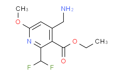 AM48246 | 1361800-23-8 | Ethyl 4-(aminomethyl)-2-(difluoromethyl)-6-methoxypyridine-3-carboxylate