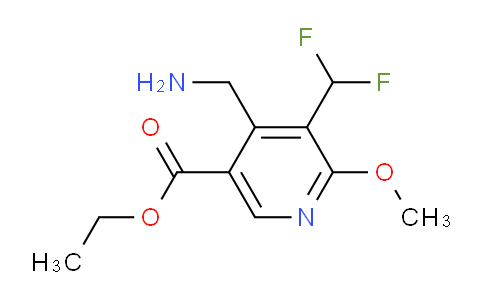 AM48248 | 1361765-23-2 | Ethyl 4-(aminomethyl)-3-(difluoromethyl)-2-methoxypyridine-5-carboxylate