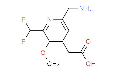 AM48273 | 1361751-12-3 | 6-(Aminomethyl)-2-(difluoromethyl)-3-methoxypyridine-4-acetic acid