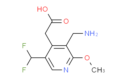 AM48286 | 1361873-02-0 | 3-(Aminomethyl)-5-(difluoromethyl)-2-methoxypyridine-4-acetic acid