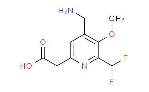 4-(Aminomethyl)-2-(difluoromethyl)-3-methoxypyridine-6-acetic acid