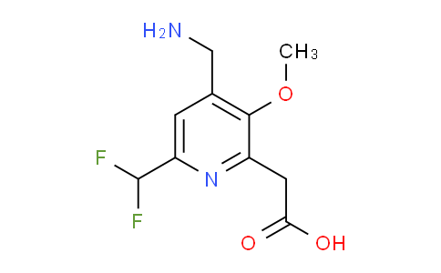 4-(Aminomethyl)-6-(difluoromethyl)-3-methoxypyridine-2-acetic acid