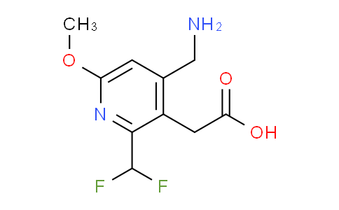 4-(Aminomethyl)-2-(difluoromethyl)-6-methoxypyridine-3-acetic acid