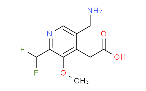 AM48304 | 1361893-38-0 | 5-(Aminomethyl)-2-(difluoromethyl)-3-methoxypyridine-4-acetic acid