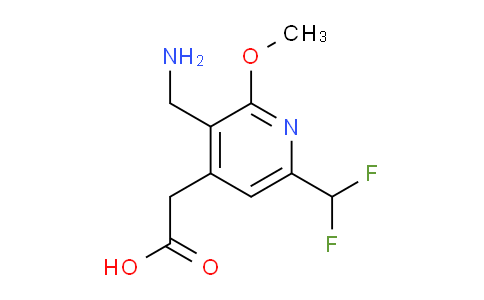AM48309 | 1361797-57-0 | 3-(Aminomethyl)-6-(difluoromethyl)-2-methoxypyridine-4-acetic acid