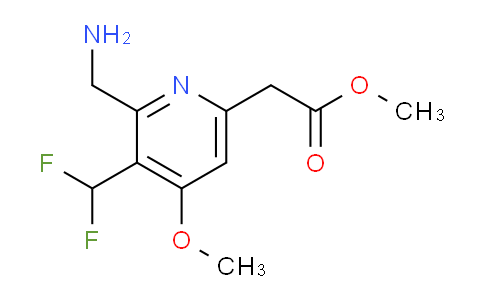 AM48311 | 1361733-91-6 | Methyl 2-(aminomethyl)-3-(difluoromethyl)-4-methoxypyridine-6-acetate
