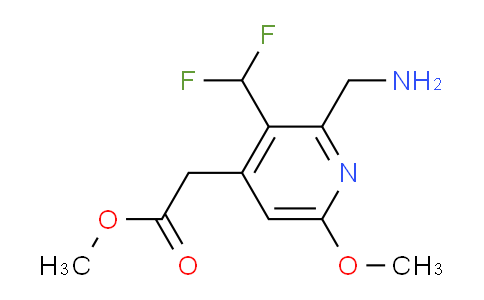 AM48314 | 1361471-67-1 | Methyl 2-(aminomethyl)-3-(difluoromethyl)-6-methoxypyridine-4-acetate