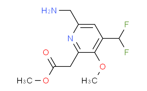 AM48319 | 1361921-79-0 | Methyl 6-(aminomethyl)-4-(difluoromethyl)-3-methoxypyridine-2-acetate