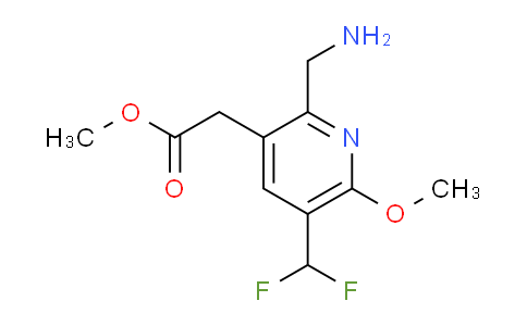 AM48327 | 1361873-23-5 | Methyl 2-(aminomethyl)-5-(difluoromethyl)-6-methoxypyridine-3-acetate