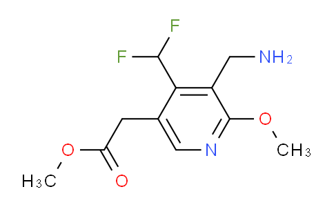 AM48340 | 1361706-98-0 | Methyl 3-(aminomethyl)-4-(difluoromethyl)-2-methoxypyridine-5-acetate