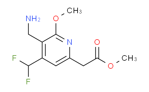 AM48341 | 1361815-42-0 | Methyl 3-(aminomethyl)-4-(difluoromethyl)-2-methoxypyridine-6-acetate