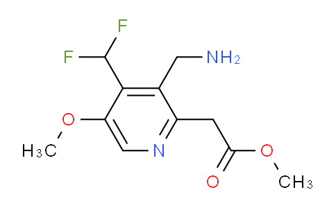 AM48342 | 1361734-10-2 | Methyl 3-(aminomethyl)-4-(difluoromethyl)-5-methoxypyridine-2-acetate