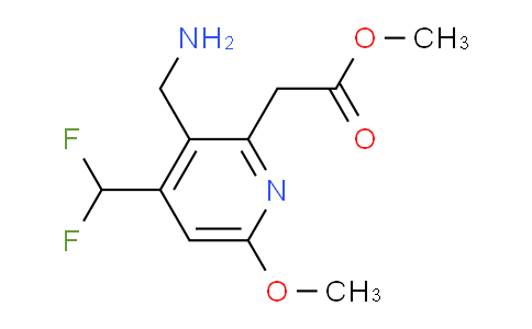 AM48344 | 1361707-04-1 | Methyl 3-(aminomethyl)-4-(difluoromethyl)-6-methoxypyridine-2-acetate