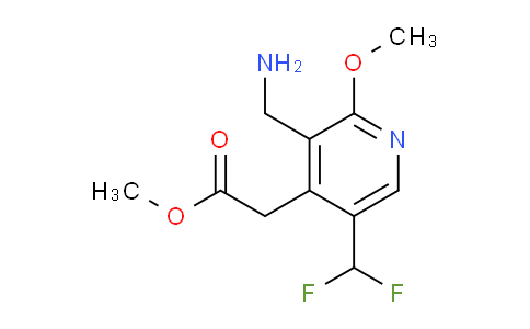 AM48346 | 1361799-76-9 | Methyl 3-(aminomethyl)-5-(difluoromethyl)-2-methoxypyridine-4-acetate