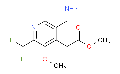 AM48348 | 1361815-65-7 | Methyl 5-(aminomethyl)-2-(difluoromethyl)-3-methoxypyridine-4-acetate