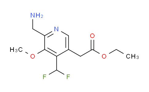 AM48360 | 1361922-03-3 | Ethyl 2-(aminomethyl)-4-(difluoromethyl)-3-methoxypyridine-5-acetate