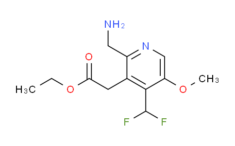 AM48362 | 1361915-03-8 | Ethyl 2-(aminomethyl)-4-(difluoromethyl)-5-methoxypyridine-3-acetate