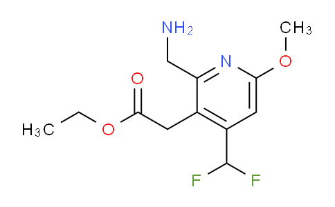 AM48364 | 1361734-39-5 | Ethyl 2-(aminomethyl)-4-(difluoromethyl)-6-methoxypyridine-3-acetate