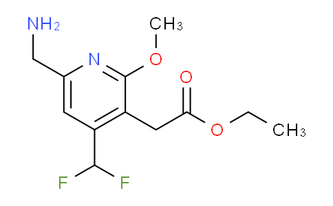 AM48365 | 1361751-50-9 | Ethyl 6-(aminomethyl)-4-(difluoromethyl)-2-methoxypyridine-3-acetate