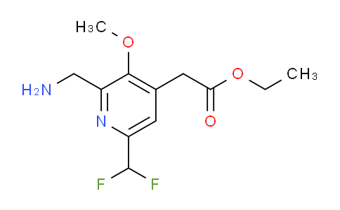 AM48372 | 1361873-43-9 | Ethyl 2-(aminomethyl)-6-(difluoromethyl)-3-methoxypyridine-4-acetate