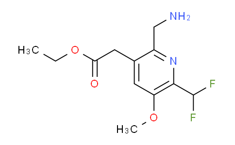 AM48376 | 1361915-11-8 | Ethyl 2-(aminomethyl)-6-(difluoromethyl)-5-methoxypyridine-3-acetate