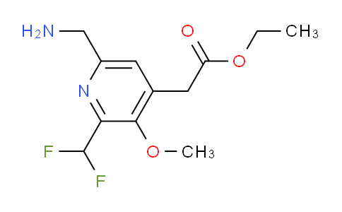 AM48377 | 1361751-58-7 | Ethyl 6-(aminomethyl)-2-(difluoromethyl)-3-methoxypyridine-4-acetate