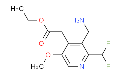 AM48380 | 1361873-51-9 | Ethyl 3-(aminomethyl)-2-(difluoromethyl)-5-methoxypyridine-4-acetate