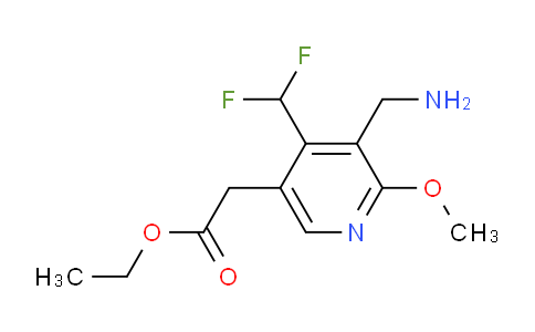 AM48384 | 1361917-43-2 | Ethyl 3-(aminomethyl)-4-(difluoromethyl)-2-methoxypyridine-5-acetate