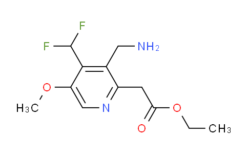 AM48386 | 1361800-08-9 | Ethyl 3-(aminomethyl)-4-(difluoromethyl)-5-methoxypyridine-2-acetate