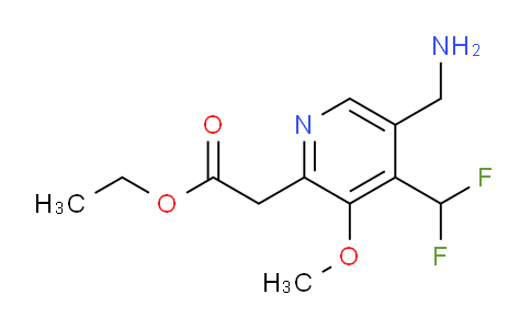 AM48387 | 1361472-17-4 | Ethyl 5-(aminomethyl)-4-(difluoromethyl)-3-methoxypyridine-2-acetate