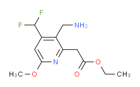AM48388 | 1361915-19-6 | Ethyl 3-(aminomethyl)-4-(difluoromethyl)-6-methoxypyridine-2-acetate