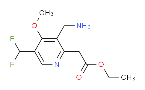 AM48392 | 1361815-96-4 | Ethyl 3-(aminomethyl)-5-(difluoromethyl)-4-methoxypyridine-2-acetate