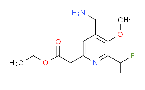 AM48397 | 1361916-27-9 | Ethyl 4-(aminomethyl)-2-(difluoromethyl)-3-methoxypyridine-6-acetate