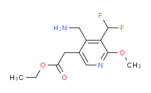 AM48402 | 1361707-73-4 | Ethyl 4-(aminomethyl)-3-(difluoromethyl)-2-methoxypyridine-5-acetate