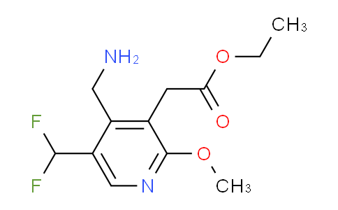AM48407 | 1361916-37-1 | Ethyl 4-(aminomethyl)-5-(difluoromethyl)-2-methoxypyridine-3-acetate