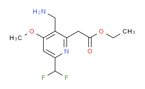 AM48411 | 1361734-60-2 | Ethyl 3-(aminomethyl)-6-(difluoromethyl)-4-methoxypyridine-2-acetate