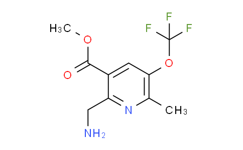 Methyl 2-(aminomethyl)-6-methyl-5-(trifluoromethoxy)pyridine-3-carboxylate