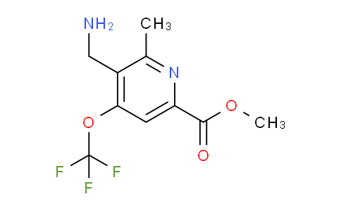 Methyl 3-(aminomethyl)-2-methyl-4-(trifluoromethoxy)pyridine-6-carboxylate