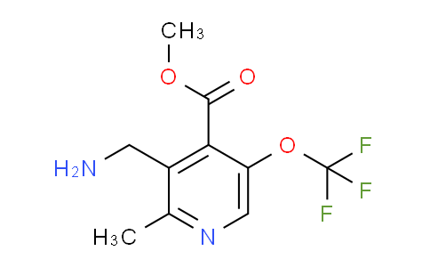 Methyl 3-(aminomethyl)-2-methyl-5-(trifluoromethoxy)pyridine-4-carboxylate