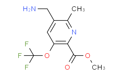 Methyl 3-(aminomethyl)-2-methyl-5-(trifluoromethoxy)pyridine-6-carboxylate