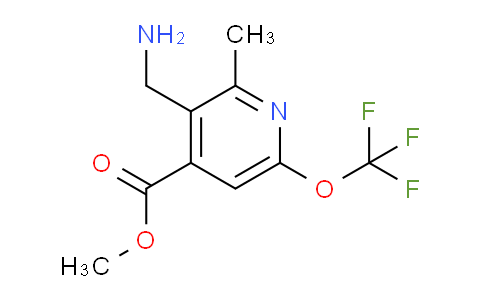 Methyl 3-(aminomethyl)-2-methyl-6-(trifluoromethoxy)pyridine-4-carboxylate