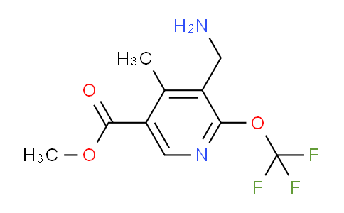 AM48462 | 1361710-84-0 | Methyl 3-(aminomethyl)-4-methyl-2-(trifluoromethoxy)pyridine-5-carboxylate