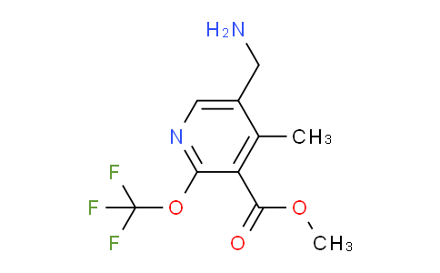 Methyl 5-(aminomethyl)-4-methyl-2-(trifluoromethoxy)pyridine-3-carboxylate