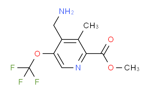 AM48482 | 1361876-39-2 | Methyl 4-(aminomethyl)-3-methyl-5-(trifluoromethoxy)pyridine-2-carboxylate