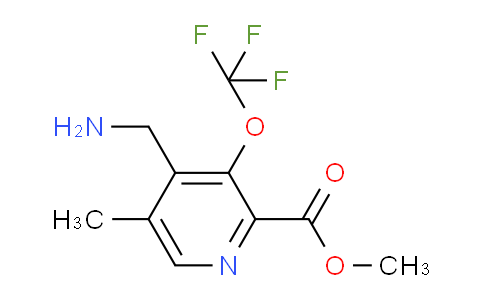 AM48483 | 1361797-54-7 | Methyl 4-(aminomethyl)-5-methyl-3-(trifluoromethoxy)pyridine-2-carboxylate
