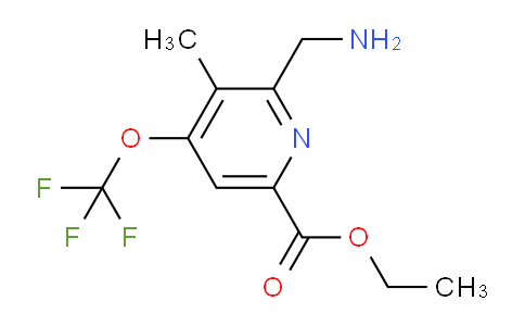 AM48493 | 1361769-70-1 | Ethyl 2-(aminomethyl)-3-methyl-4-(trifluoromethoxy)pyridine-6-carboxylate
