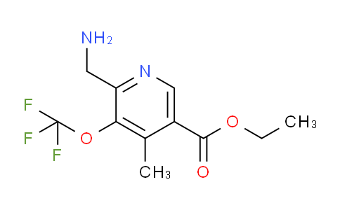 AM48498 | 1361710-99-7 | Ethyl 2-(aminomethyl)-4-methyl-3-(trifluoromethoxy)pyridine-5-carboxylate