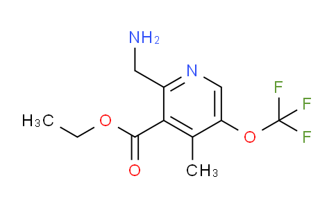 AM48500 | 1361807-22-8 | Ethyl 2-(aminomethyl)-4-methyl-5-(trifluoromethoxy)pyridine-3-carboxylate