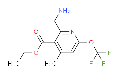 AM48502 | 1361465-56-6 | Ethyl 2-(aminomethyl)-4-methyl-6-(trifluoromethoxy)pyridine-3-carboxylate